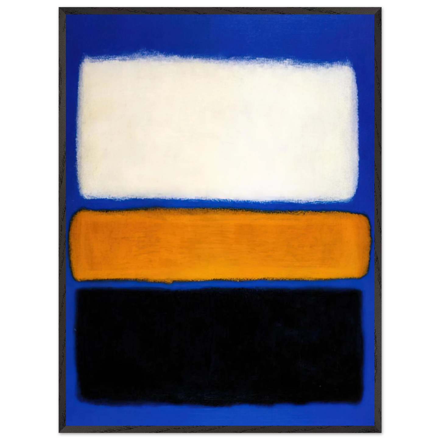 Mark Rothko - No. 16 - 1961 Wall Art - 21x29.7 cm / 8x12" - Premium Wooden Framed Poster With Fine Art Paper - White frame