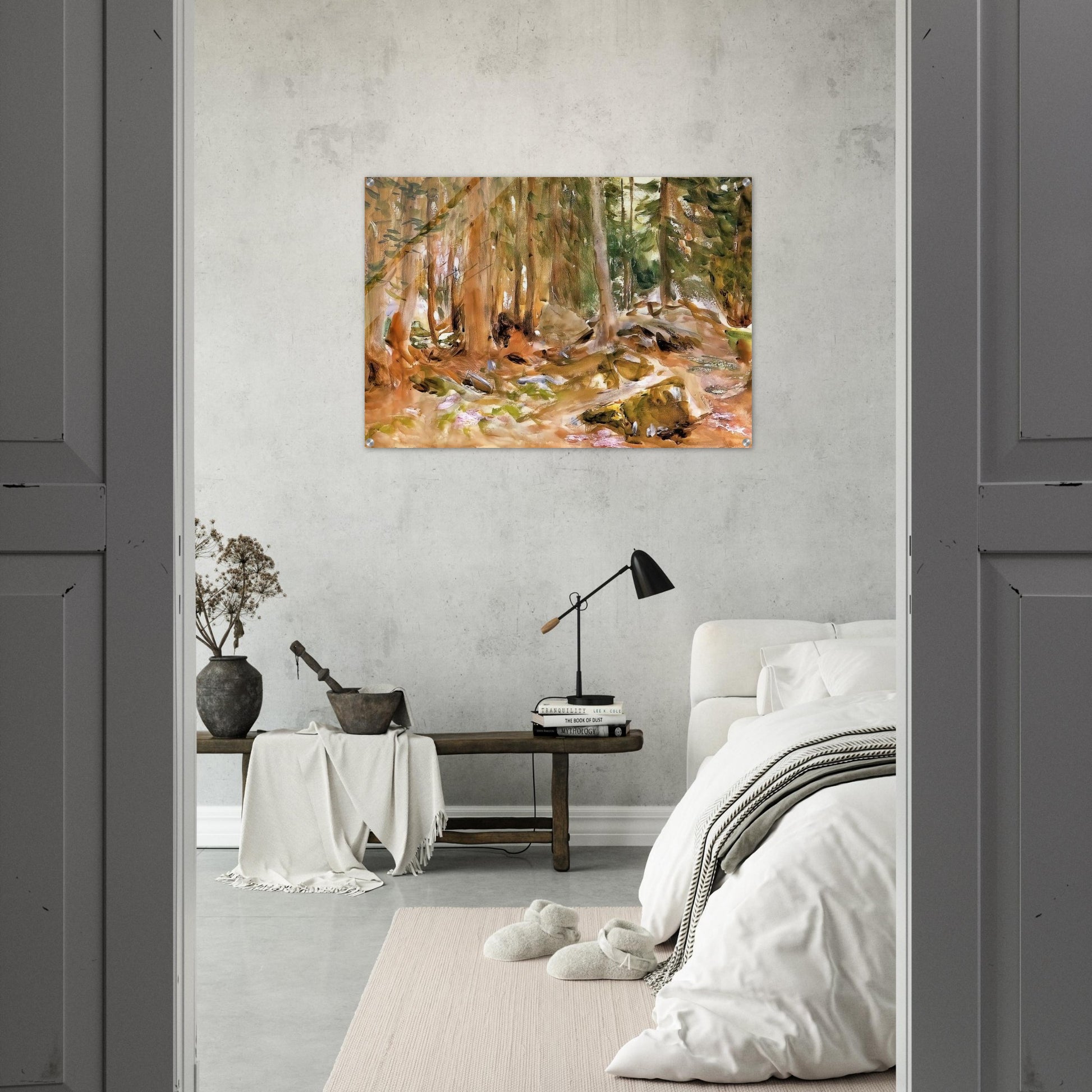 Pine Forest - John Singer Sargent Acrylic Print - 70x100 cm / 28x40″ inches