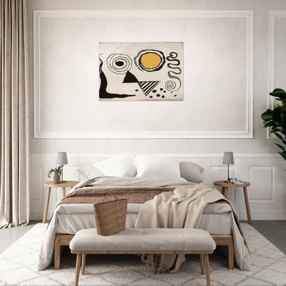 CERCLE JAUNE 1953 - Alexander Calder Acrylic Print - 70x100 cm / 28x40″ inches | Alexander Calder Wall Art | Alexander Calder Prints