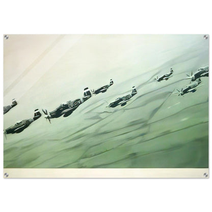 MUSTANG STAFFEL 1964 - Gerhard Richter Acrylic Print - 70x100 cm / 28x40″ inches