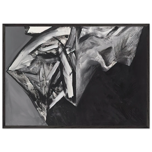 Jay DeFeoBIGSamurai No 8 - Jay DeFeo Framed Art Print – Black Wooden Frame - Default Title - -Framed Art Print