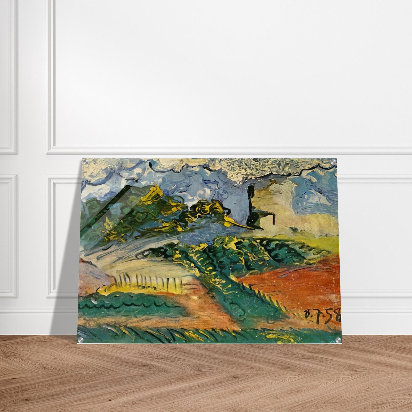 Untitled - 1958 - Pablo Picasso Acrylic Print - 70x100 cm / 28x40″ inches | Pablo Picasso Wall Art | Pablo Picasso Prints