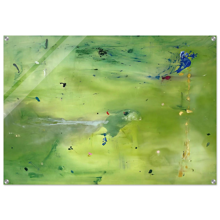 A Green Thought in a Green Shade - 1981 - Helen Frankenthaler Acrylic Print - 70x100 cm / 28x40″ inches