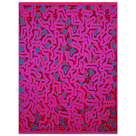 Keith Haring - UNTITLED 1984 Fine Art Poster - Default Title