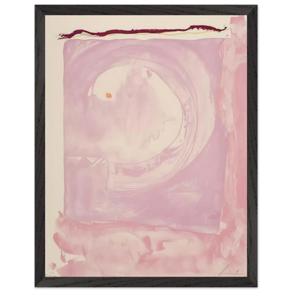 Helen Frankenthaler - Reflections IX - 1995 Wall art - 60x80 cm / 24x32 inches - Premium Wooden Framed Poster With Fine Art Paper - Wood frame