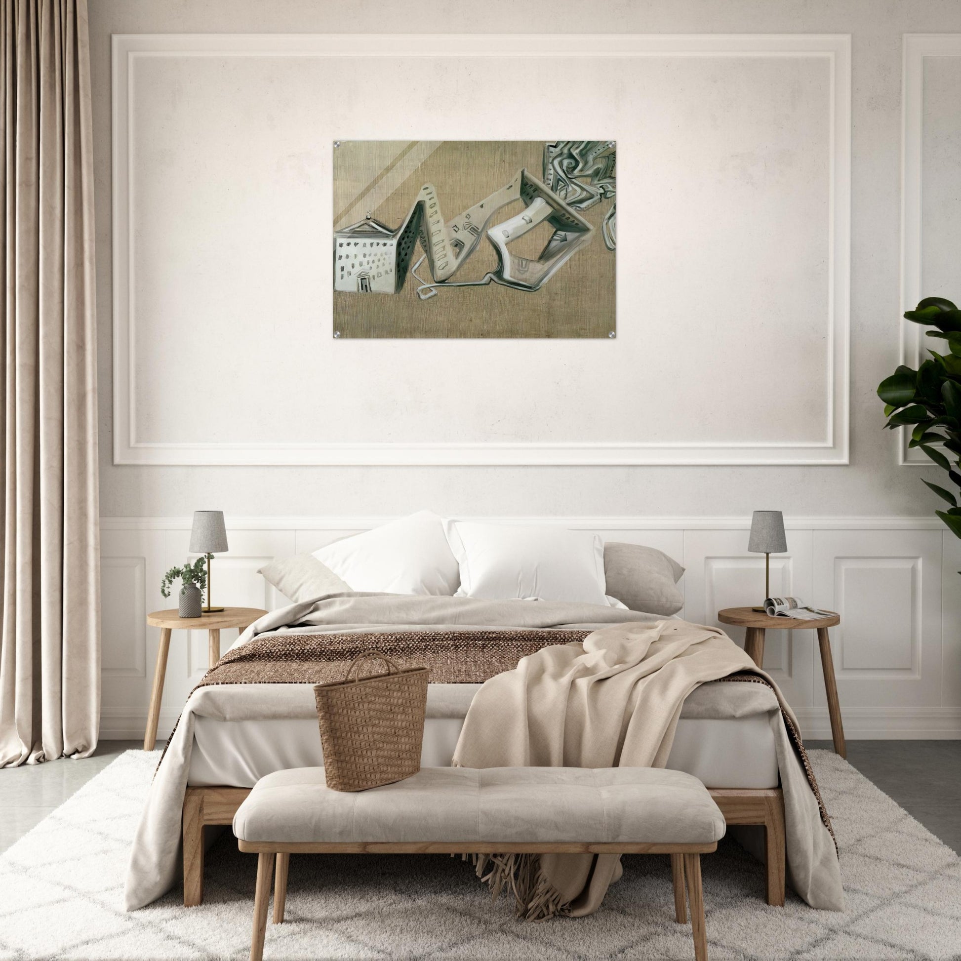 ARCHITECTURAL CONTORTION OF EL ESCORIAL - Salvador Dali Acrylic Print - 70x100 cm / 28x40″ inches | Salvador Dali Wall Art | Salvador Dali Prints