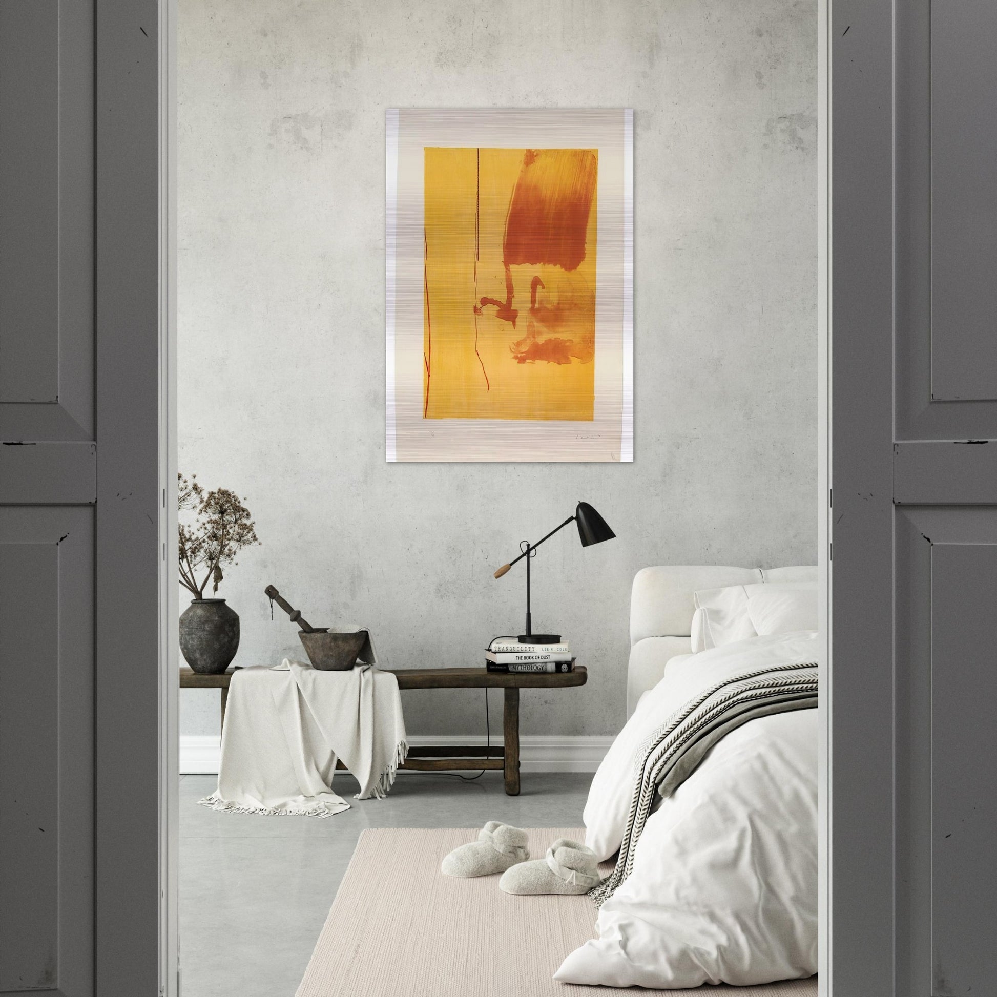 Harvest - 1976 - Helen Frankenthaler Brushed Aluminum Print - 70x100 cm / 28x40 inches | Helen Frankenthaler Aluminum Print | Helen Frankenthaler Prints