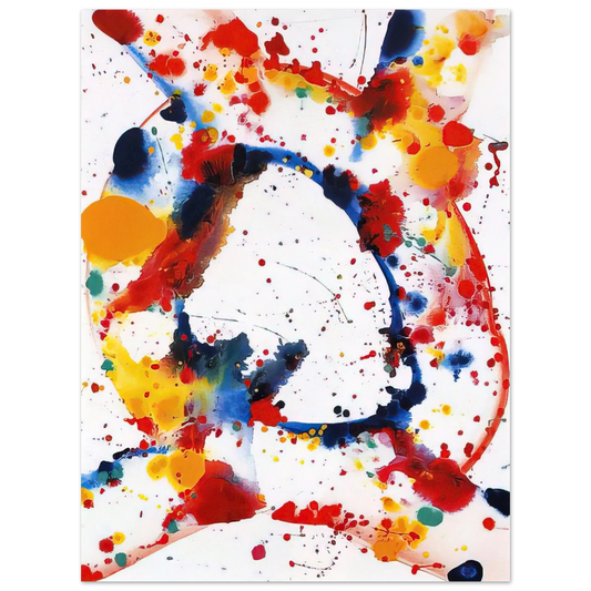 Sam Francis - Untitled  Holy Hole  Fine Art Poster - Default Title