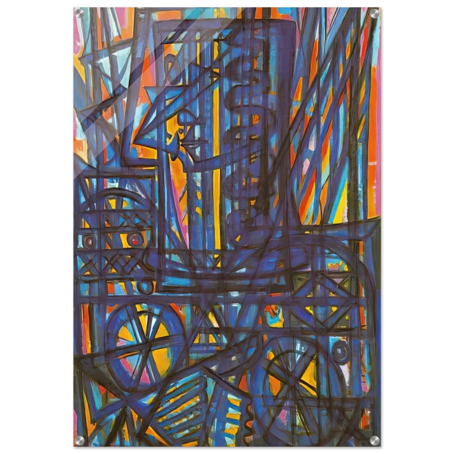 Jeanne d'Arc traversant la Loire - 1940 - Charles Lapicque Acrylic Print - 70x100 cm / 28x40″ inches | Charles Lapicque Wall Art | Charles Lapicque Prints