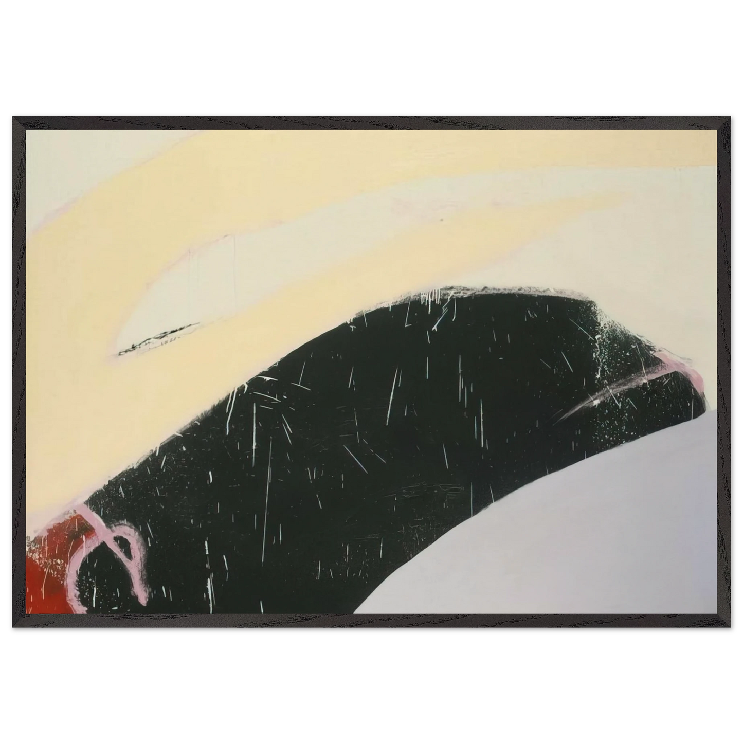 Acheron - 1971 - Norman Bluhm Framed Art Print – Black Wooden Frame - Default Title - -Framed Art Print