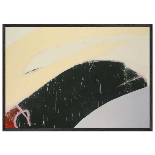 Acheron - 1971 - Norman Bluhm Framed Art Print – Black Wooden Frame - Default Title - -Framed Art Print