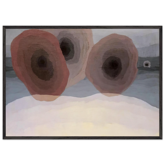 Foghorns - 1929 - Arthur Dove Framed Art Print – Black Wooden Frame - Default Title - -Framed Art Print