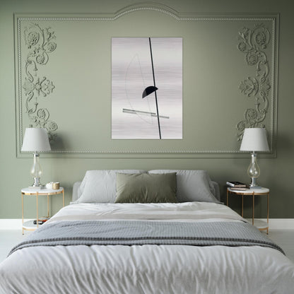 Construction - Laszlo Moholy-Nagy Brushed Aluminum Print - 70x100 cm / 28x40 inches | Laszlo Moholy-Nagy Aluminum Print | Laszlo Moholy-Nagy Prints