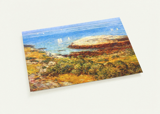 Early morning calm By Childe Hassam Pack of 10 Post Cards | Childe Hassam Post Cards | A6 (10.5 x 14.8 cm) - 4.1 x 5.8 inches
