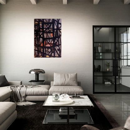 The Cage - 1954 - Adolph Gottlieb Brushed Aluminum Print - 70x100 cm / 28x40 inches | Adolph Gottlieb Aluminum Print | Adolph Gottlieb Prints