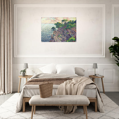 THE POINT OF ROSSIGNOL 1905 - Theo van Rysselberghe Acrylic Print - 70x100 cm / 28x40″ inches | Theo van Rysselberghe Wall Art | Theo van Rysselberghe Prints