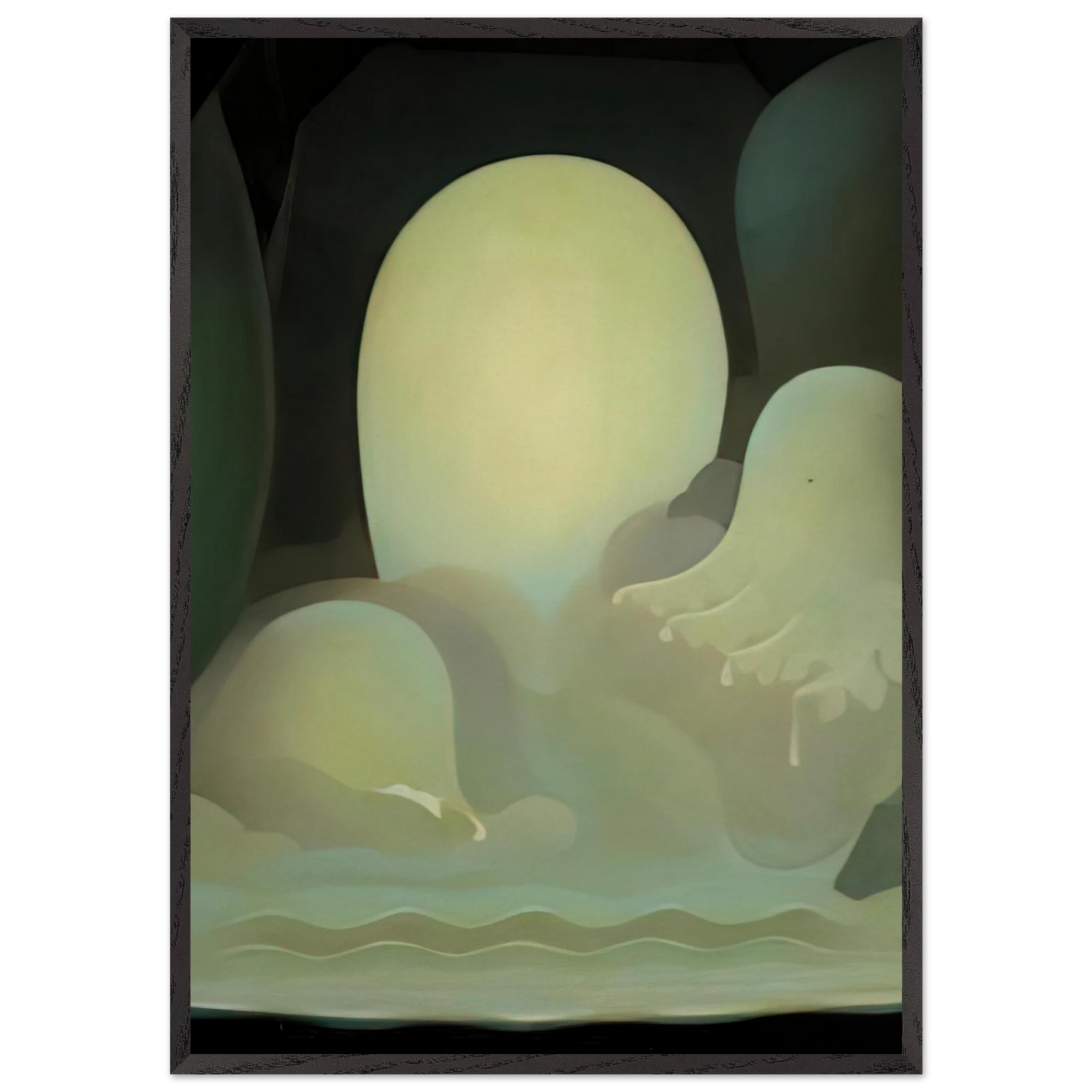 Wells of Jade - 1931 - Agnes Lawrence Pelton Framed Art Print – Black Wooden Frame - Default Title - -Framed Art Print