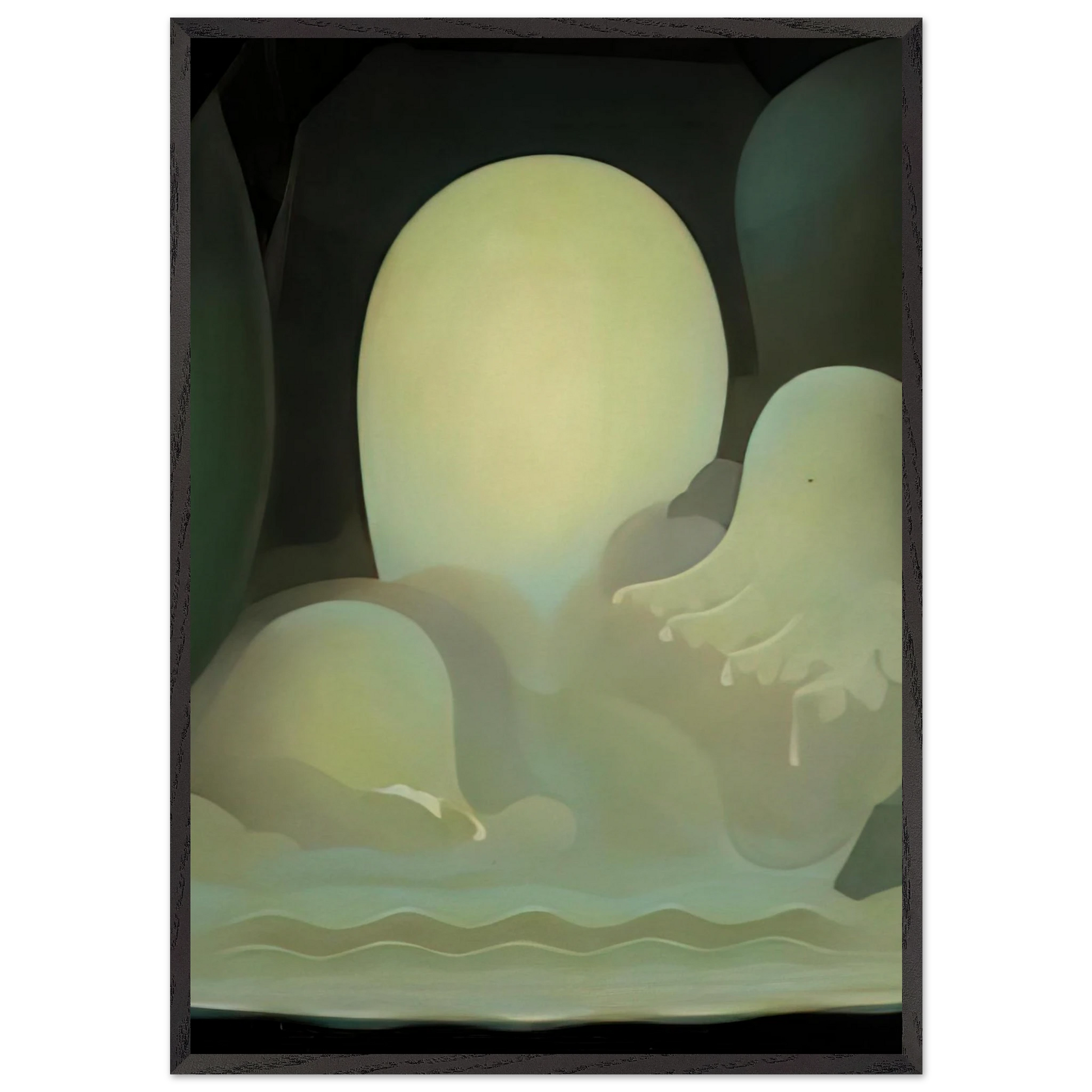 Wells of Jade - 1931 - Agnes Lawrence Pelton Framed Art Print – Black Wooden Frame - Default Title - -Framed Art Print