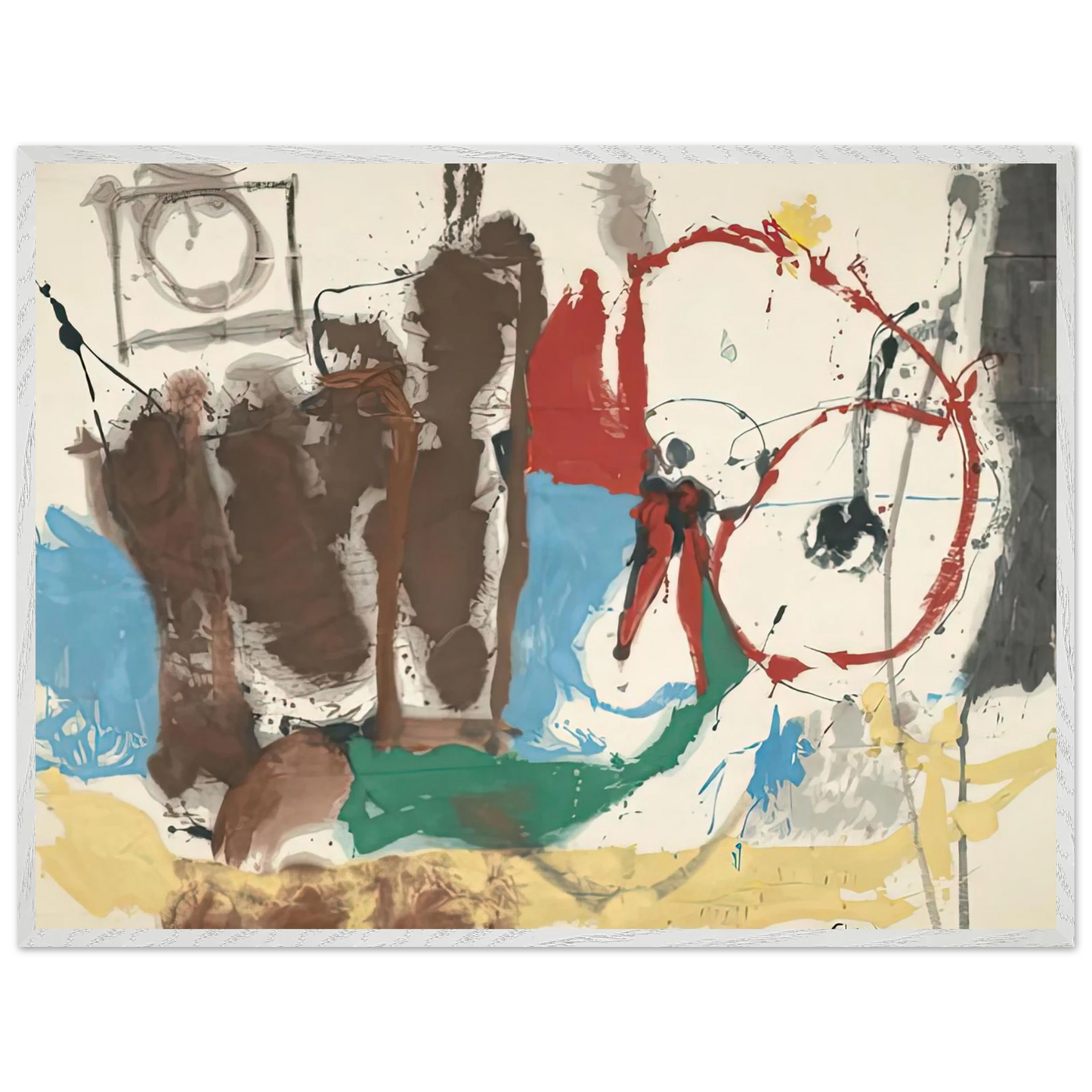 Helen Frankenthaler - Mother Goose Melody, 1959- Wall Art - 30x40 cm / 12x16 inches - Fine Art Poster - -