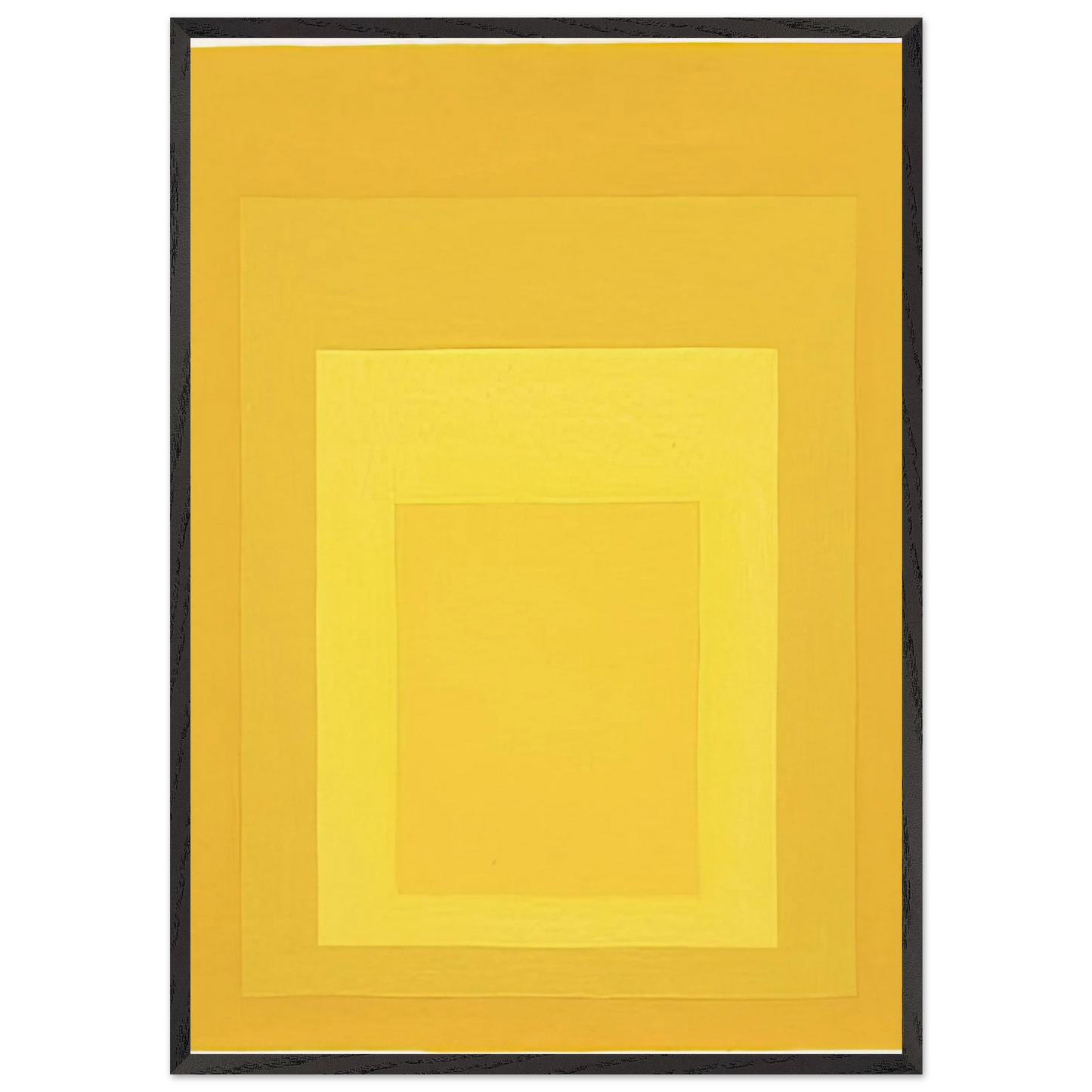 HOMAGE TO THE SQUARE 1964 - Josef Albers Framed Art Print – Black Wooden Frame - Default Title - -Framed Art Print