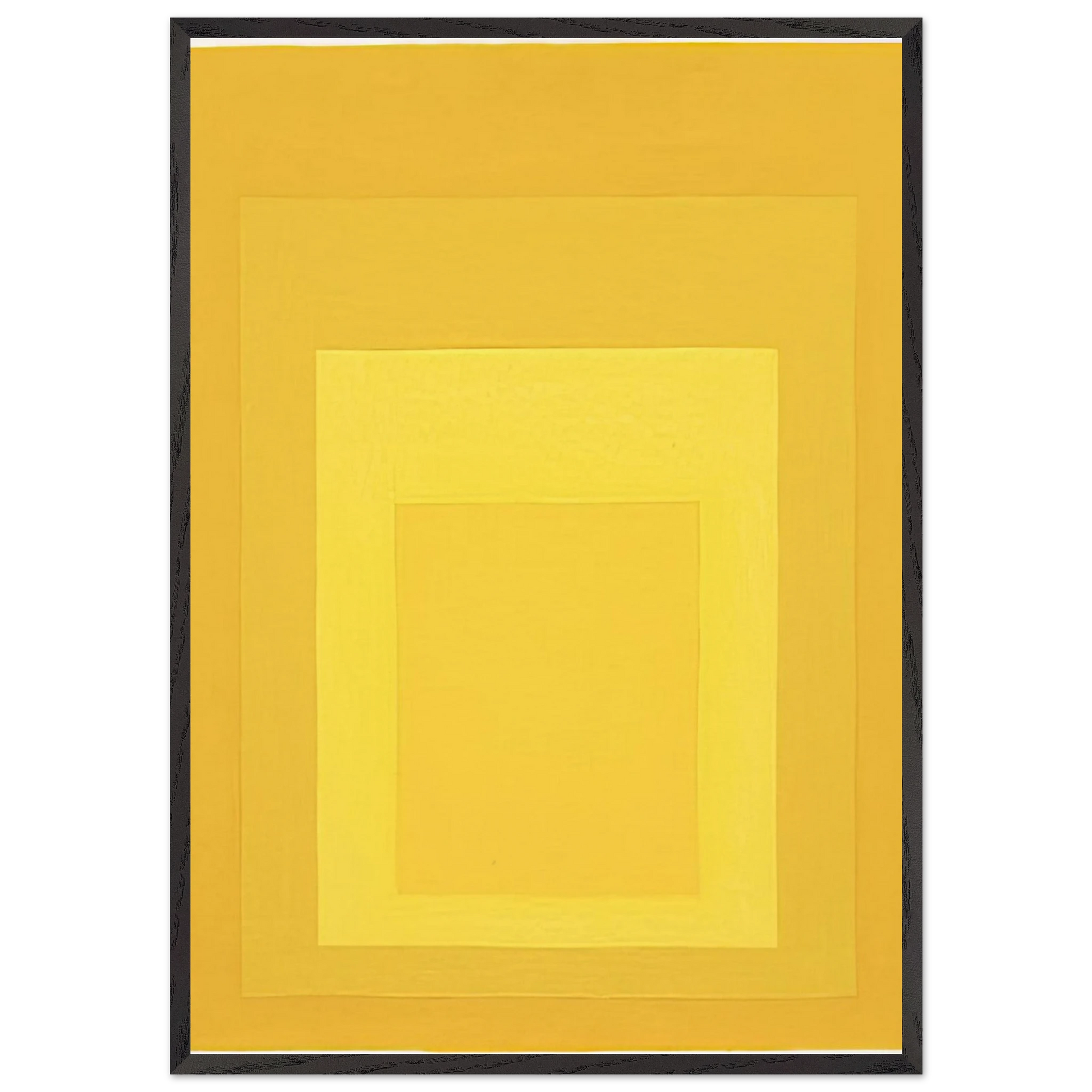 HOMAGE TO THE SQUARE 1964 - Josef Albers Framed Art Print – Black Wooden Frame - Default Title - -Framed Art Print