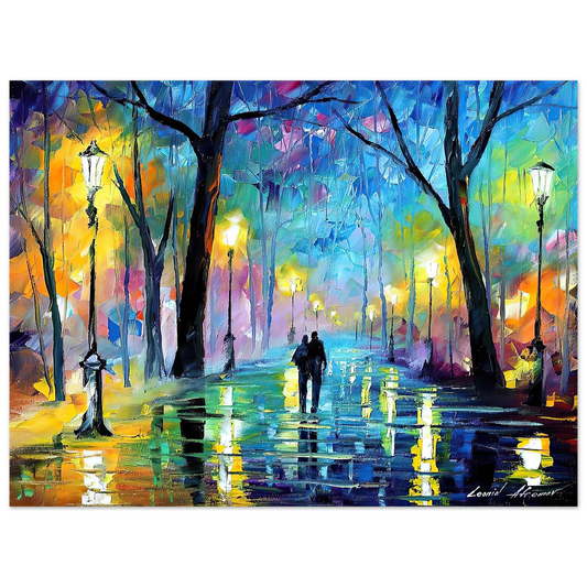 Leonid Afremov - Leonid Afremov Fine Art Poster - 13x18 cm / 5x7 inches