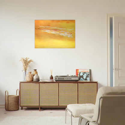 Spirit in the Sky - 1969 - Ronnie Landfield Brushed Aluminum Print - 70x100 cm / 28x40 inches | Ronnie Landfield Aluminum Print | Ronnie Landfield Prints