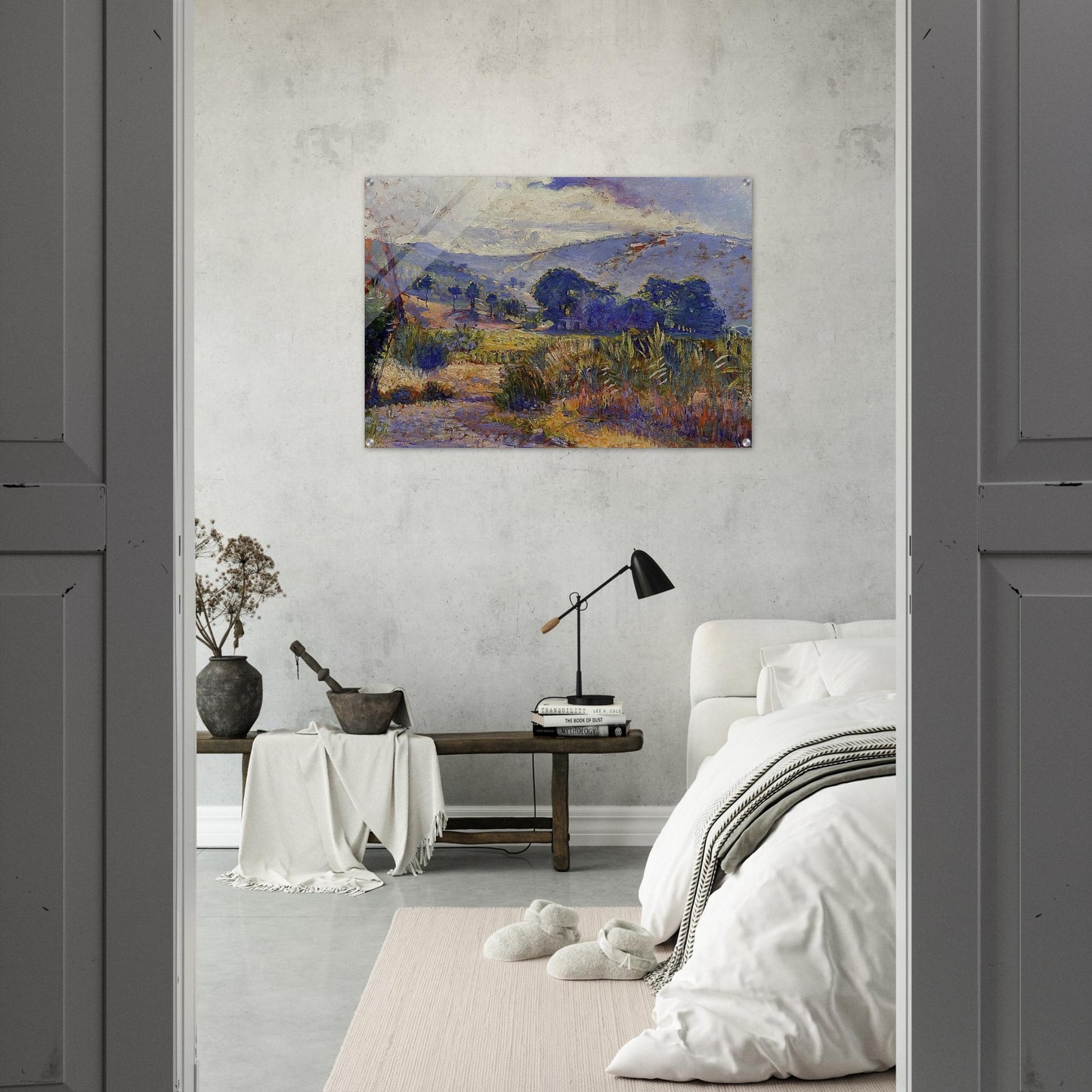 Cabasson Landscape study - Henri-Edmond Cross Acrylic Print - 70x100 cm / 28x40″ inches