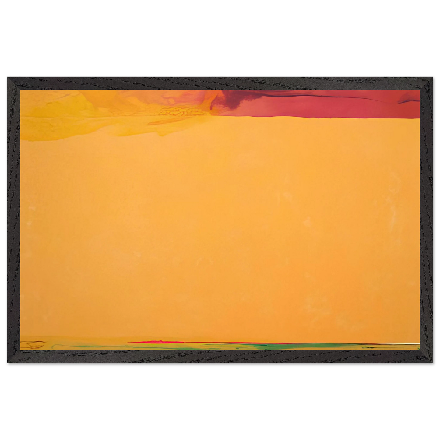 Helen Frankenthaler - Southern Exposure - 2005 Wall art - 30x45 cm / 12x18 inches - Premium Wooden Framed Poster With Fine Art Paper - White frame