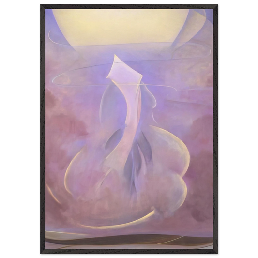 Ascent aka Liberation - 1946 - Agnes Lawrence Pelton Framed Art Print – Black Wooden Frame - Default Title - -Framed Art Print