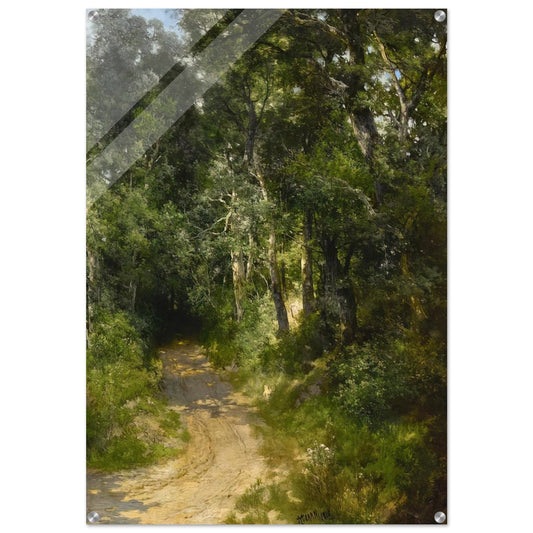 Cockington Lane near Torquay England - Thomas Moran Acrylic Print - 70x100 cm / 28x40″ inches