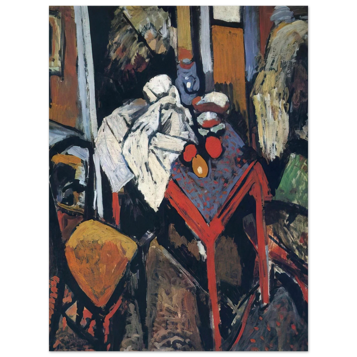 Andre Derain - STILL LIFE ON THE RED TABLE 1904  75x100 cm / 30x40inches Fine Art Poster
