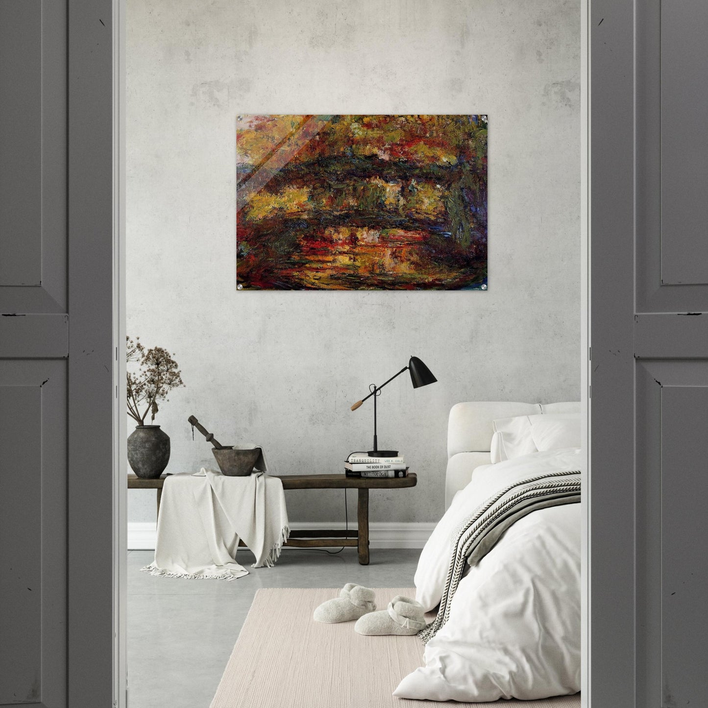 The Japanese Bridge 4 - claude monet Acrylic Print - 70x100 cm / 28x40″ inches