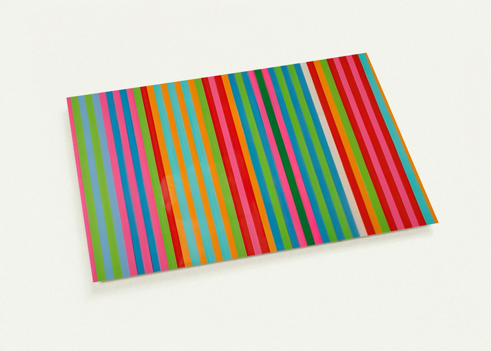 Passion Flower - 1968 By Gene Davis Pack of 10 Post Cards | Gene Davis Post Cards | A6 (10.5 x 14.8 cm) - 4.1 x 5.8 inches