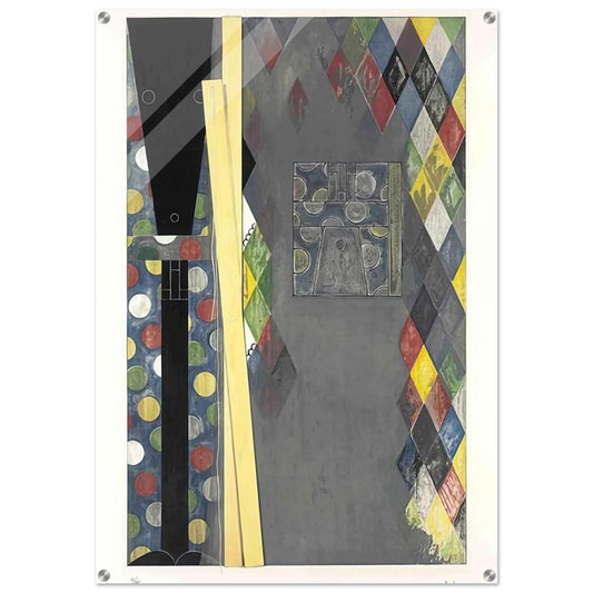 BUSHBABY 2004 - Jasper Johns Acrylic Print - 70x100 cm / 28x40″ inches