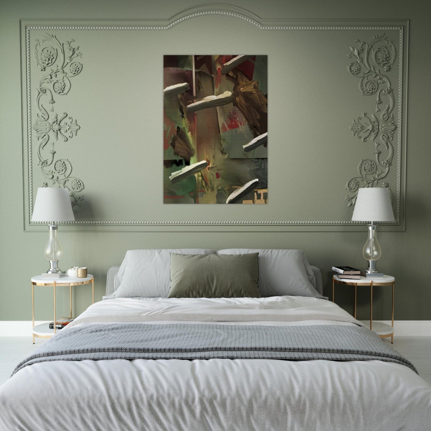 ABSTRAKTES BILD ABSTRACT PAINTING 1976 - Gerhard Richter Brushed Aluminum Print - 70x100 cm / 28x40 inches | Gerhard Richter Aluminum Print | Gerhard Richter Prints