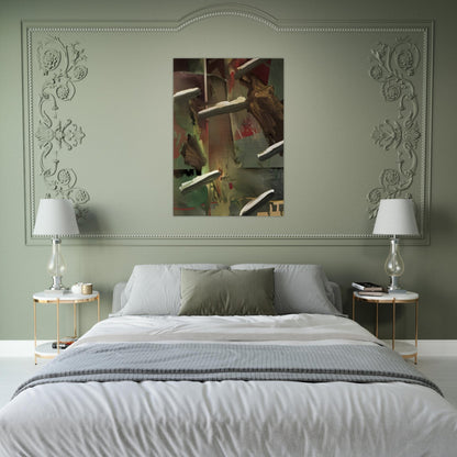 ABSTRAKTES BILD ABSTRACT PAINTING 1976 - Gerhard Richter Brushed Aluminum Print - 70x100 cm / 28x40 inches | Gerhard Richter Aluminum Print | Gerhard Richter Prints