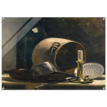 STILL LIFE WITH EARTHEN POT 1892 - Henri Matisse Acrylic Print - 70x100 cm / 28x40″ inches | Henri Matisse Wall Art | Henri Matisse Prints