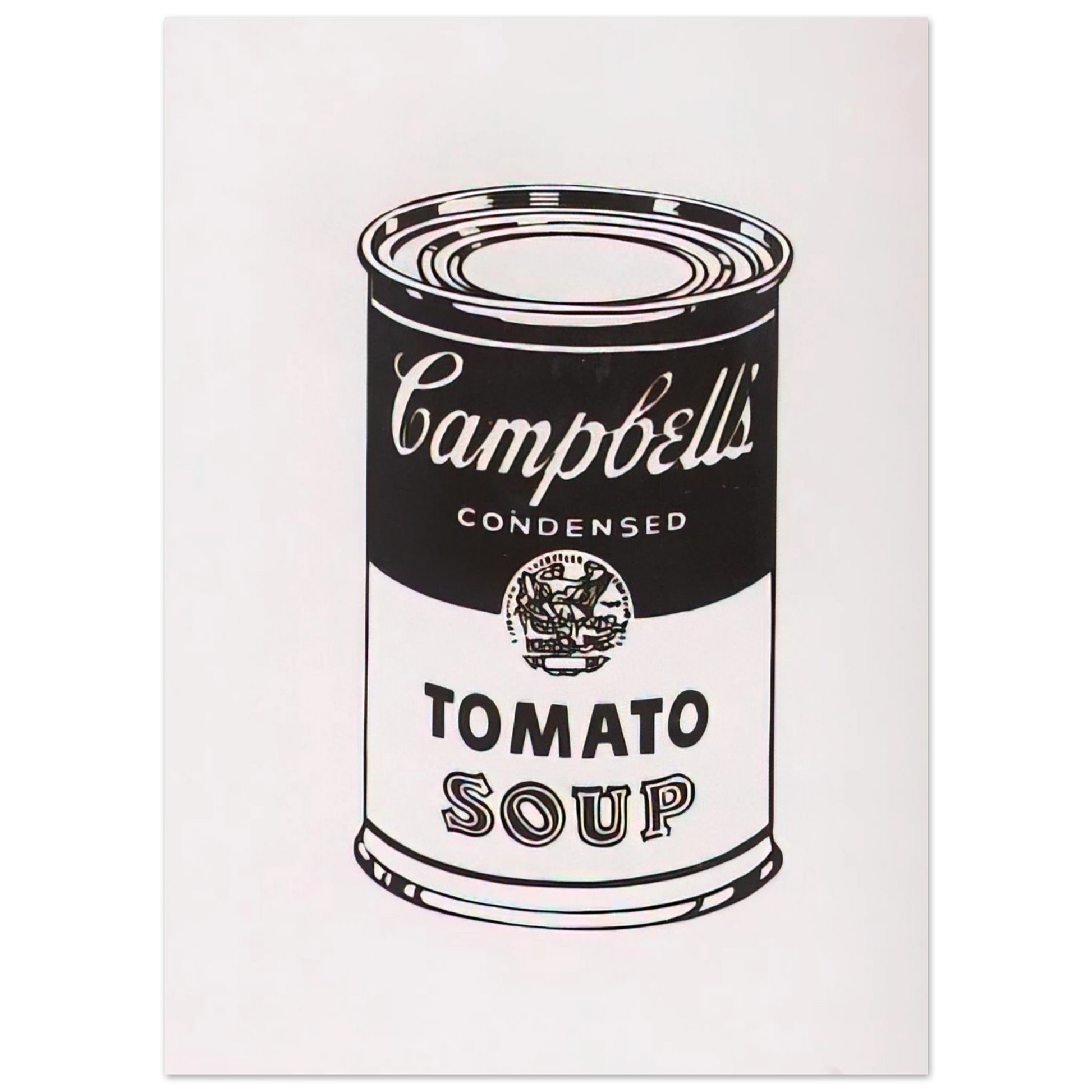 Andy Warhol - Campbell's Soup Can  Tomato -Retrospective Series Fine Art Poster - 40x60 cm / 16x24 inches