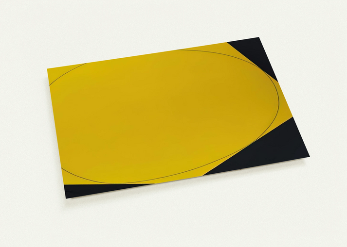 DISTORTED CIRCLE WITHIN A POLYGON I 1972 By Robert Mangold Pack of 10 Post Cards | Robert Mangold Post Cards | A6 (10.5 x 14.8 cm) - 4.1 x 5.8 inches