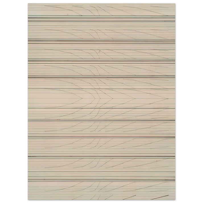 Nasreen Mohamedi - Untitled - 1970  75x100 cm / 30x40inches Fine Art Poster