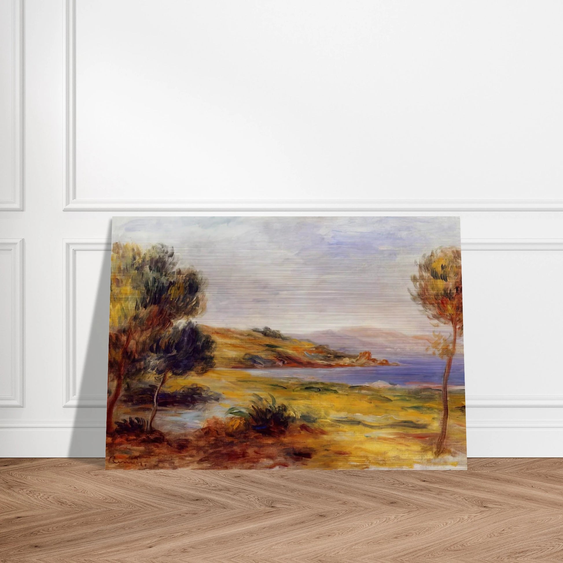 The Bay - Pierre-Auguste Renoir Brushed Aluminum Print - 70x100 cm / 28x40 inches | Pierre-Auguste Renoir Aluminum Print | Pierre-Auguste Renoir Prints