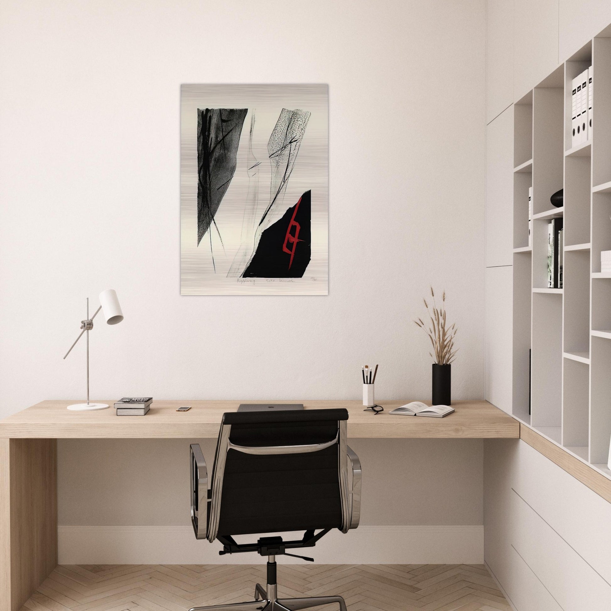 Rippling - 1983 - Toko Shinoda Brushed Aluminum Print - 70x100 cm / 28x40 inches | Toko Shinoda Aluminum Print | Toko Shinoda Prints