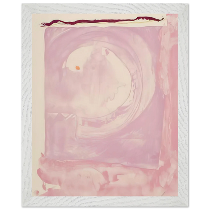 Helen Frankenthaler - Reflections IX - 1995 Wall art - A1 (59.4 x 84.1  cm) - Premium Wooden Framed Poster With Fine Art Paper - White frame