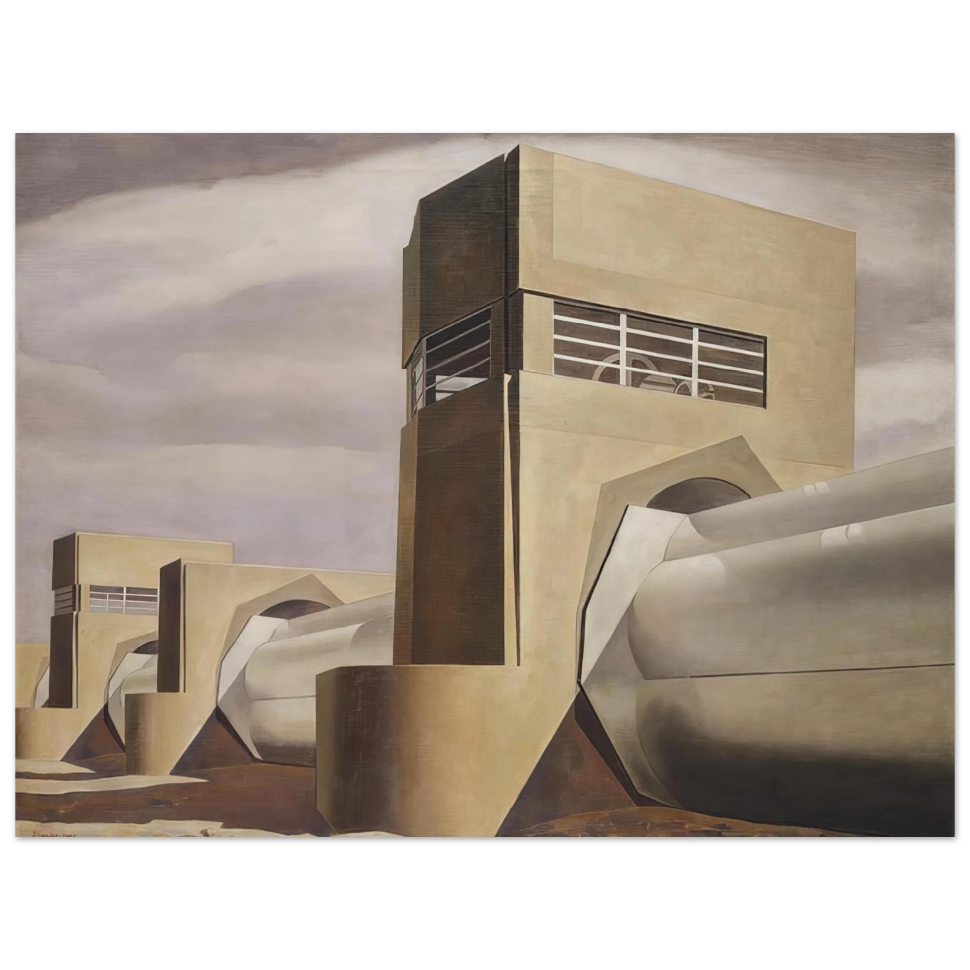 Charles Sheeler - Water - 1945 Fine Art Poster - Default Title