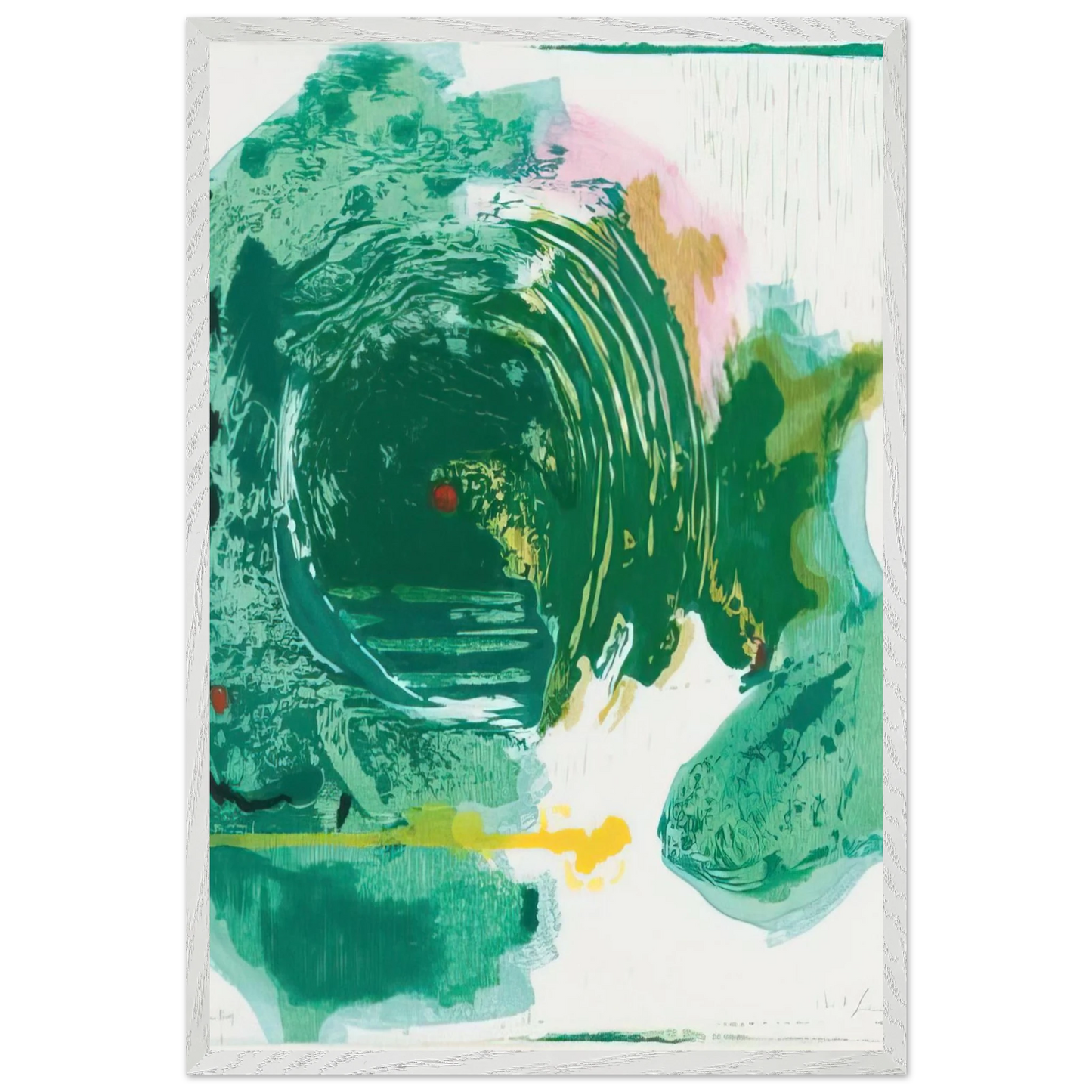 Helen Frankenthaler - Radius - 1993 Wall art - 50x50 cm / 20x20 inches - Fine Art Poster - -