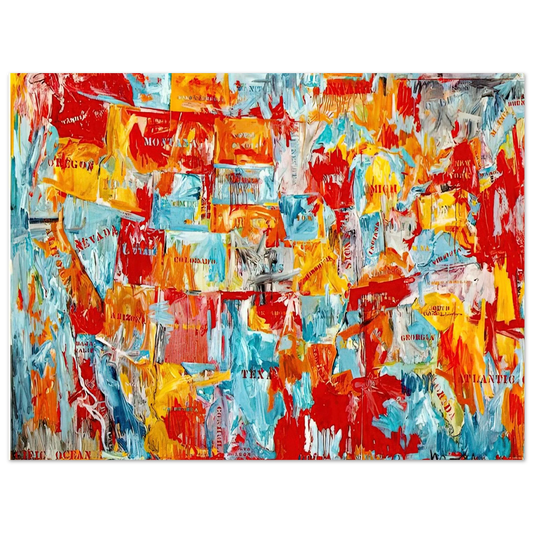 Jasper Johns - MAP Fine Art Poster - Default Title