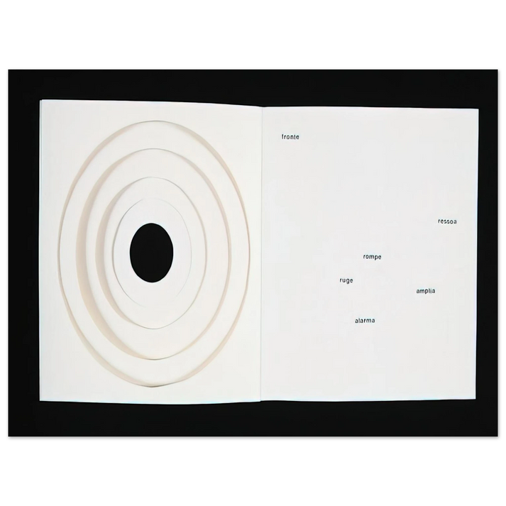 Lygia Pape - Books-Poem - 1959  75x100 cm / 30x40inches Fine Art Poster