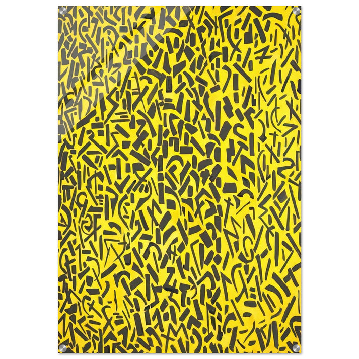 ORIENTAL GARDEN CONCERTO 1976 - Alma Woodsey Thomas Acrylic Print - 70x100 cm / 28x40″ inches