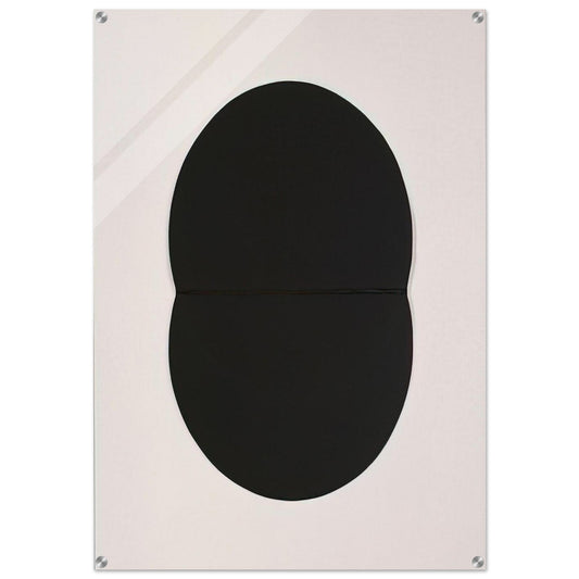 Study for White Plaque. Bridge Arch and Reflection - Ellsworth Kelly Acrylic Print - 70x100 cm / 28x40″ inches